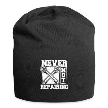 Mécanicien automobile - Bonnet en jersey - noir - Devant
