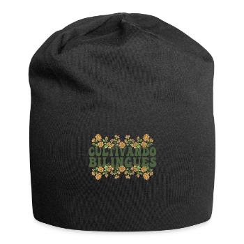 Cultivando Bilingües Spanish Teacher - Jersey Beanie - black - Front