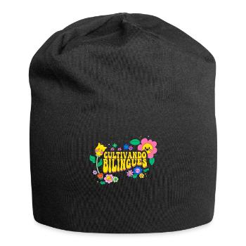 Cultivando Bilingües Spanish Teacher - Jersey Beanie - black - Front