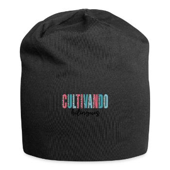 Cultivando Bilingües Spanish Teacher - Jersey Beanie - black - Front