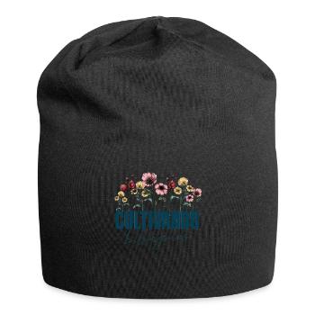 Cultivando Bilingües Spanish Teacher - Jersey Beanie - black - Front