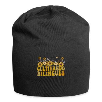 Cultivando Bilingües Spanish Teacher - Jersey Beanie - black - Front
