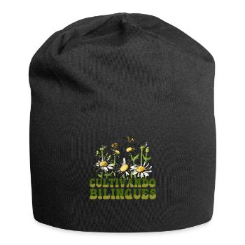 Cultivando Bilingües Spanish Teacher - Jersey Beanie - black - Front