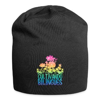 Cultivando Bilingües Spanish Teacher - Jersey Beanie - black - Front