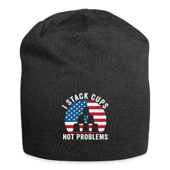 Sport Stacking Stacks Coupe de vitesse empilée - Bonnet en jersey - charbon - Devant