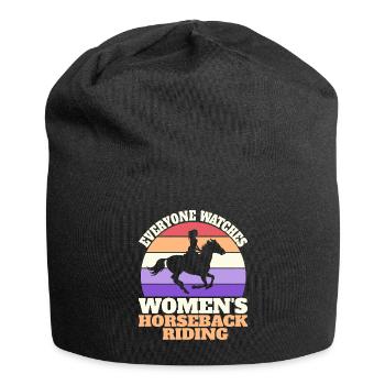 Retro Sport Women's Riding - Jersey Beanie - black - Front