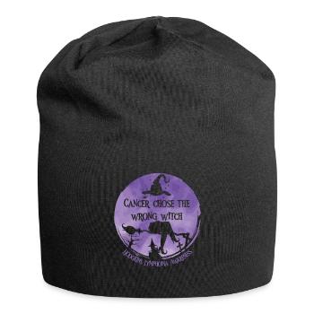 Le cancer a choisi le lymphome de Hodgkin - Bonnet en jersey - noir - Devant