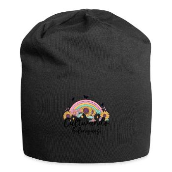 Cultivando Bilingües Spanish Teacher - Jersey Beanie - black - Front