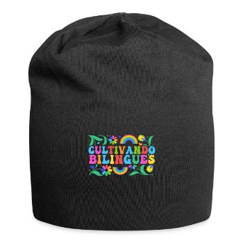 Cultivando Bilingües Spanish Teacher - Jersey Beanie - black - Front
