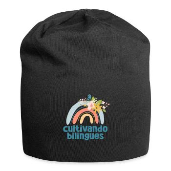Cultivando Bilingües Spanish Teacher - Jersey Beanie - black - Front