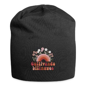 Cultivando Bilingües Spanish Teacher - Jersey Beanie - black - Front