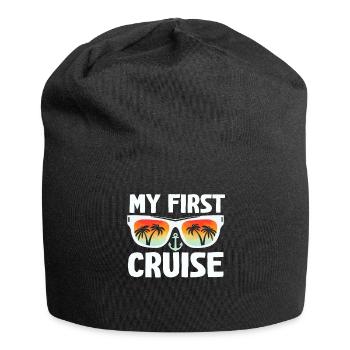 My First Cruise Family Vacation - Fun - Jersey Beanie - black - Front