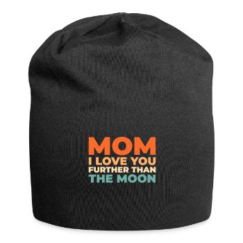 Moon Luna Love Moon Mom - Jersey Beanie - black - Front