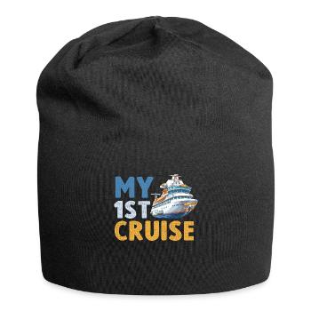 My First Cruise Family Vacation - Fun - Jersey Beanie - black - Front