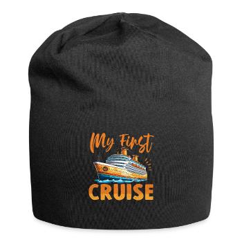 My First Cruise Family Vacation - Fun - Jersey Beanie - black - Front