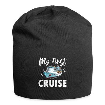 My First Cruise Family Vacation - Fun - Jersey Beanie - black - Front