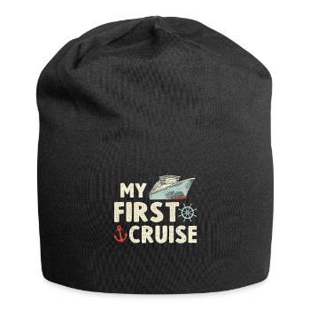My First Cruise Family Vacation - Fun - Jersey Beanie - black - Front