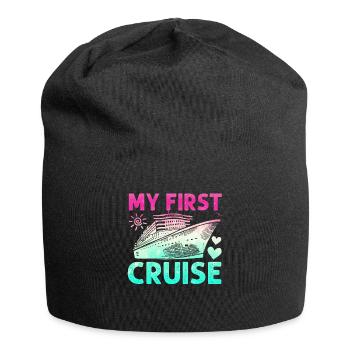My First Cruise Family Vacation - Fun - Jersey Beanie - black - Front