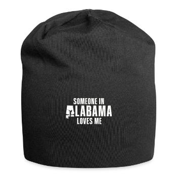Someone In Alabama Loves Me - Jersey Beanie - black - Front
