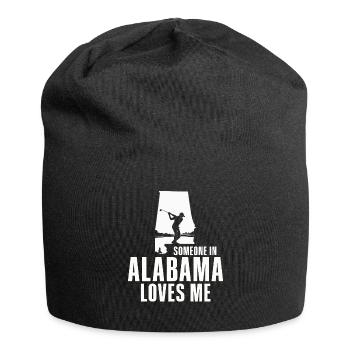 Quelqu’un en Alabama m’aime - Bonnet en jersey - noir - Devant
