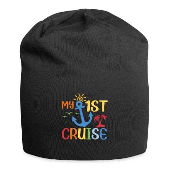My First Cruise Family Vacation - Fun - Jersey Beanie - black - Front