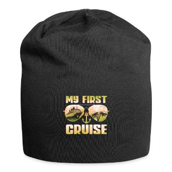 My First Cruise Family Vacation - Fun - Jersey Beanie - black - Front