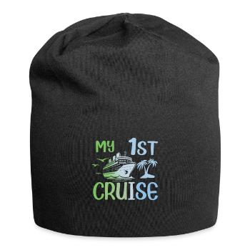 My First Cruise Family Vacation - Fun - Jersey Beanie - black - Front