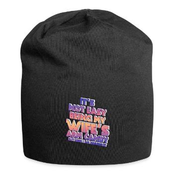 Ce n’est pas facile d’être le bonbon pour les bras de ma femme - Bonnet en jersey - noir - Devant