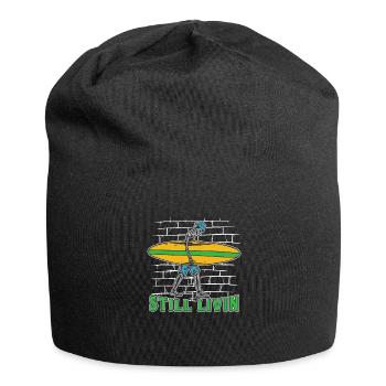Surfer Surfen - Jersey-Beanie - Schwarz - Vorne