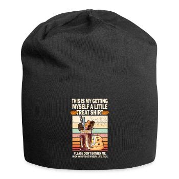 Creamy Sundae Dessert Don't Bother Me - Jersey Beanie - black - Front