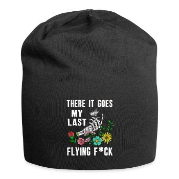 There It Goes My Last Flying F - Jersey Beanie - black - Front