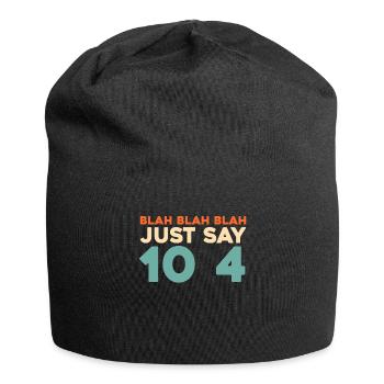 Emergency Call Control Center Operations Center Blah Blah Blah - Jersey Beanie - black - Front