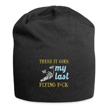 There It Goes My Last Flying F - Jersey Beanie - black - Front