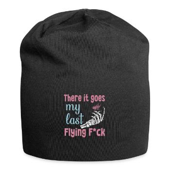 There It Goes My Last Flying F - Jersey Beanie - black - Front