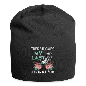 There It Goes My Last Flying F - Jersey Beanie - black - Front