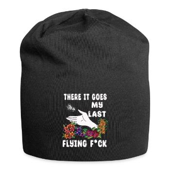 There It Goes My Last Flying F - Jersey Beanie - black - Front