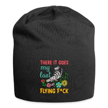 There It Goes My Last Flying F - Jersey Beanie - black - Front