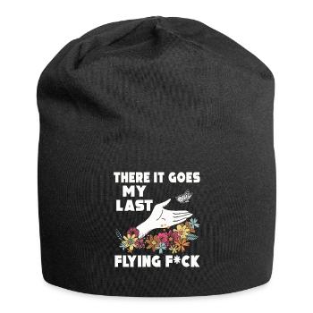 There It Goes My Last Flying F - Jersey Beanie - black - Front