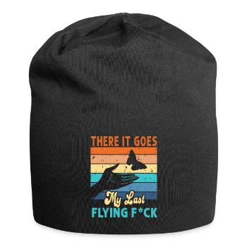 There It Goes My Last Flying F - Jersey Beanie - black - Front