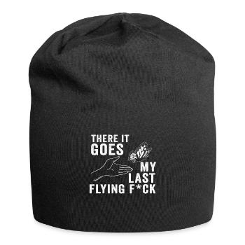 There It Goes My Last Flying F - Jersey Beanie - black - Front