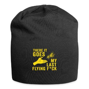 There It Goes My Last Flying F - Jersey Beanie - black - Front
