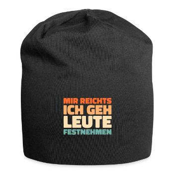 Policeman Police - Jersey Beanie - black - Front