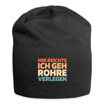 Klempner Installateur - Jersey-Beanie - Schwarz - Vorne