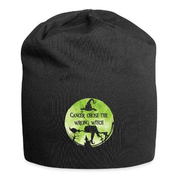 Krebshexe Linde Lymphom-bewusstsein - Jersey-Beanie - Schwarz - Vorne