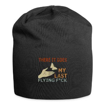There It Goes My Last Flying F - Jersey Beanie - black - Front