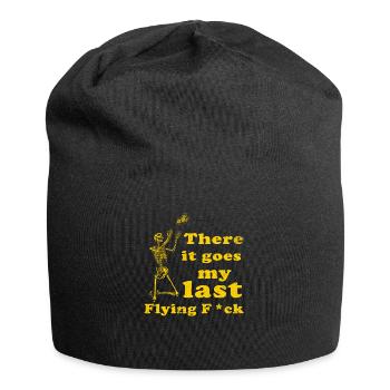 There It Goes My Last Flying F - Jersey Beanie - black - Front