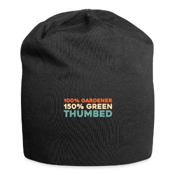Jardinier amateur jardin - Bonnet en jersey - noir - Devant