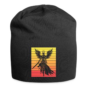 Vintage Femme Viking Maman Valkyrie - Bonnet en jersey - noir - Devant