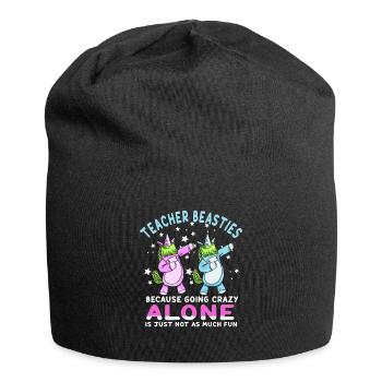 Les meilleurs amis des enseignants parce qu’ils deviennent fous - Bonnet en jersey - noir - Devant