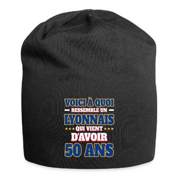 Supporter De Lyon Anniversaire 50 Ans - Bonnet en jersey - noir - Devant